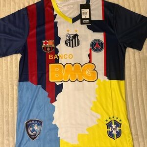 Neymar Soccer Jersey. Adult size (M)
